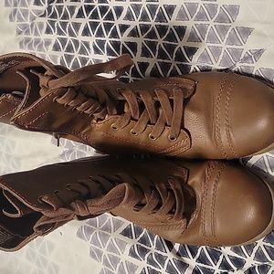 Brown ankle boots